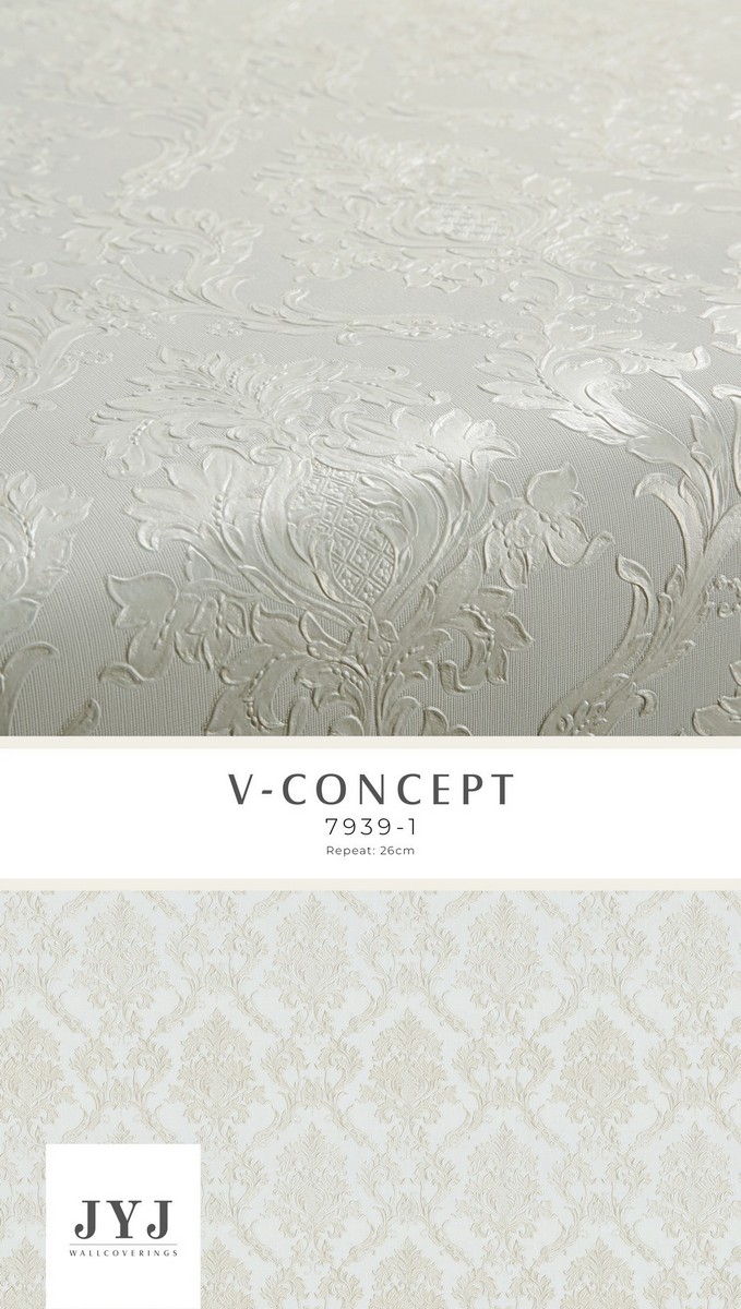 Giấy dán tường cổ điển Vconcept 7939-1